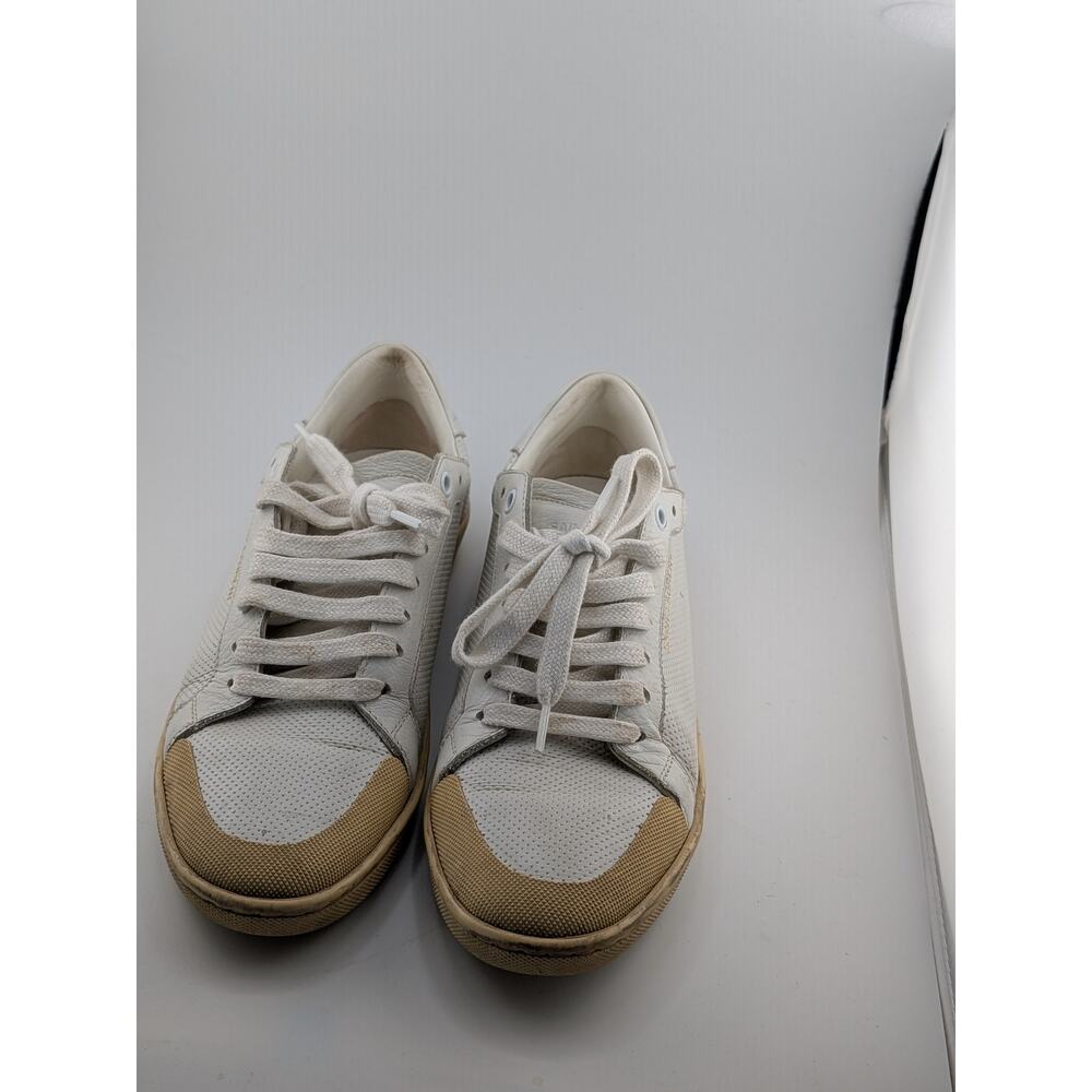 Saint Laurent Leather Sneakers Women Size 37